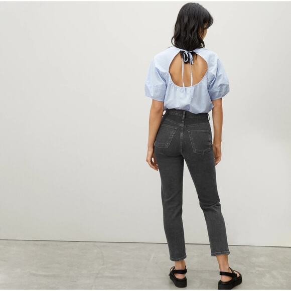Everlane The Cheeky Jean Washed Black Size 27 - Picture 2 of 12